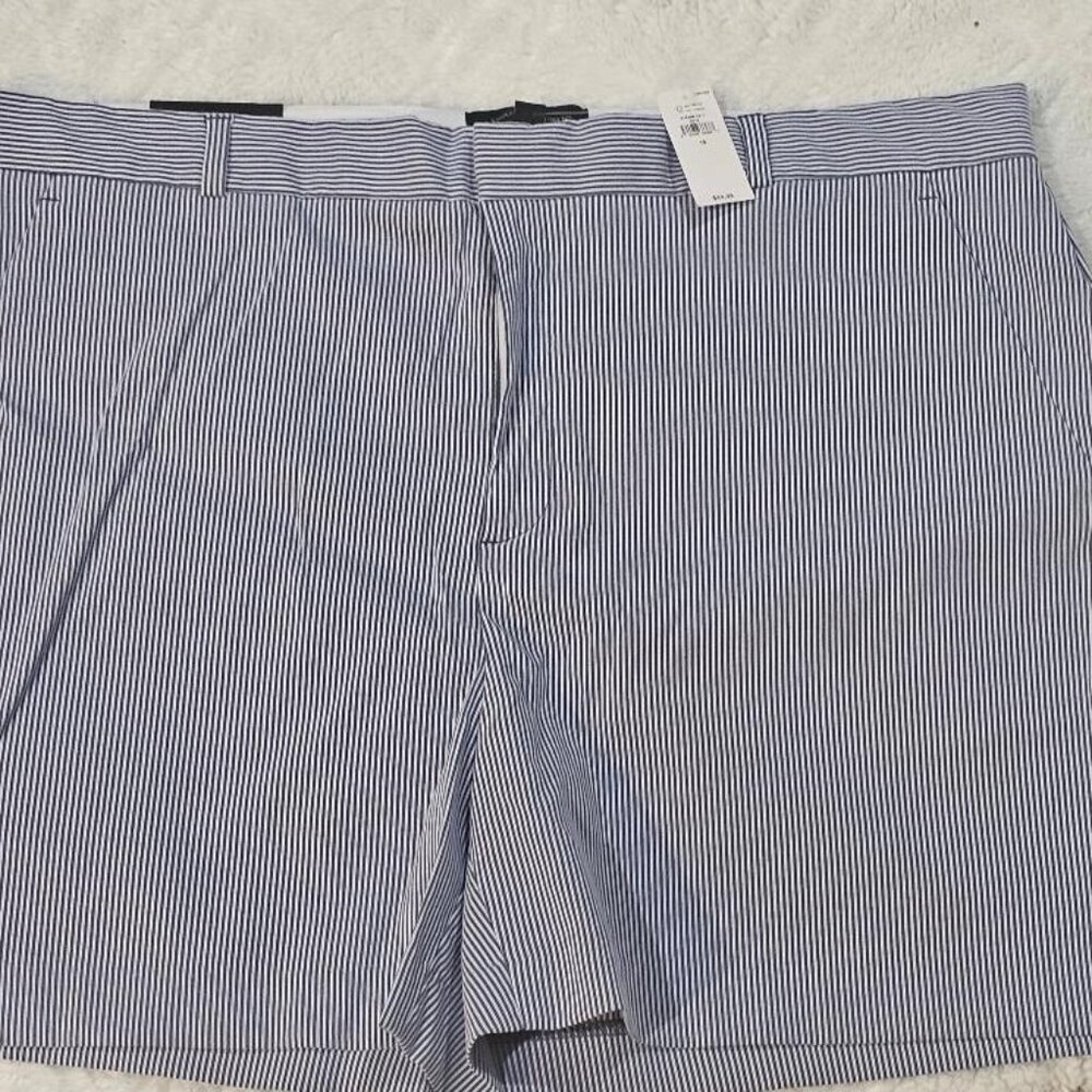 Banana Republic Women's Classic Blue & White Stripe Shorts - Picture 6 of 6